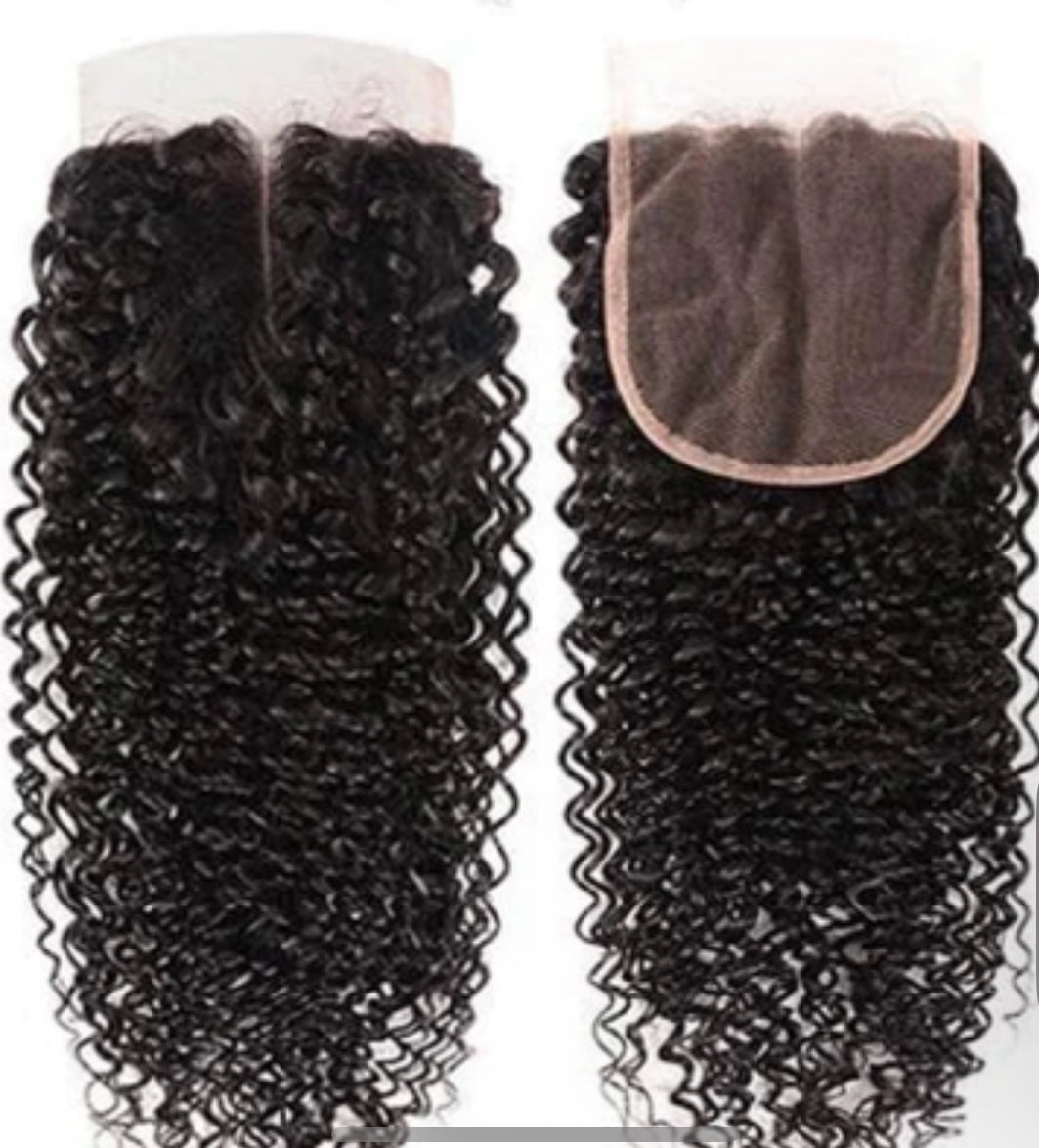 Kinky curly closure